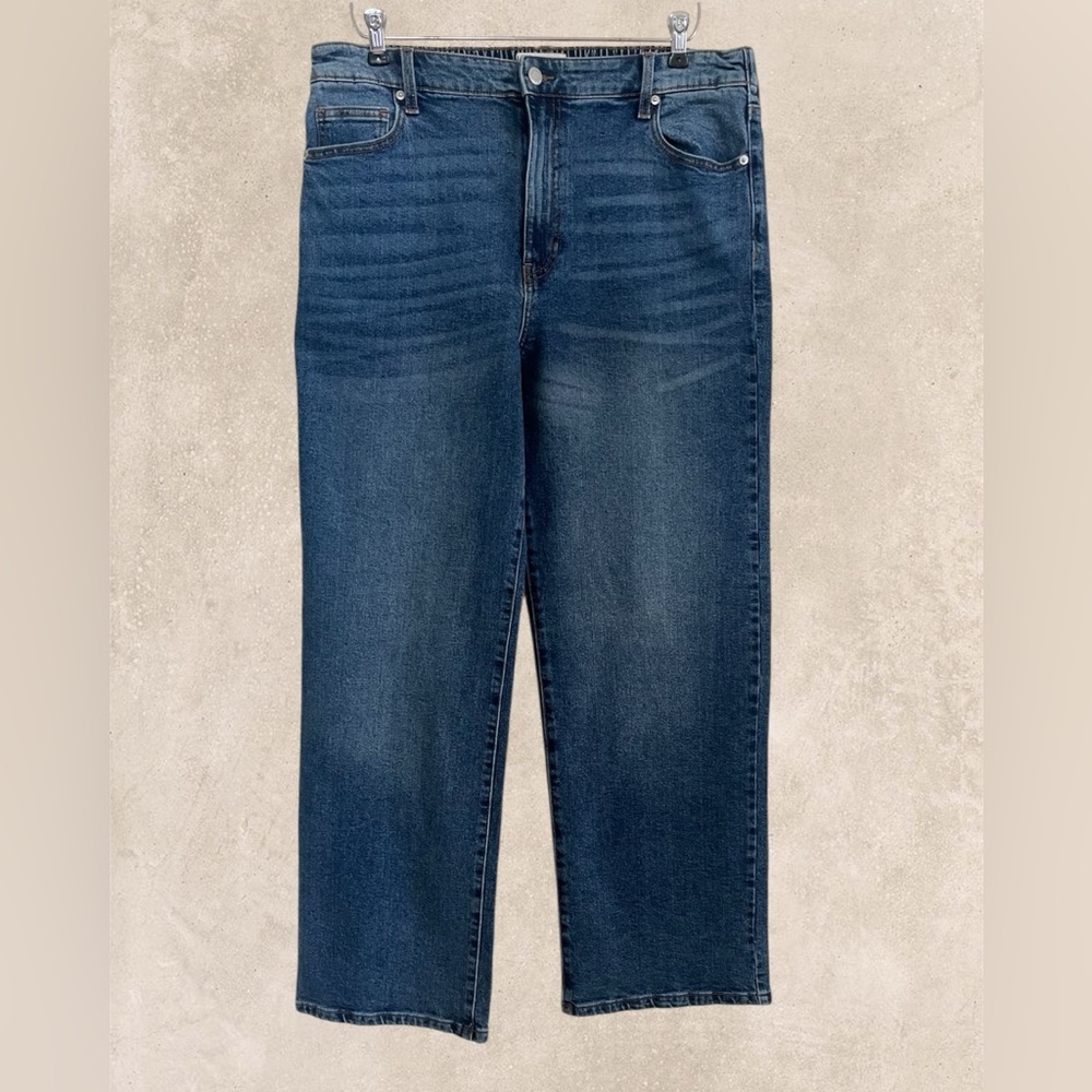 No Boundaries Relaxed Fit Dark Blue STRECH  Denim Jeans XL (16-18)